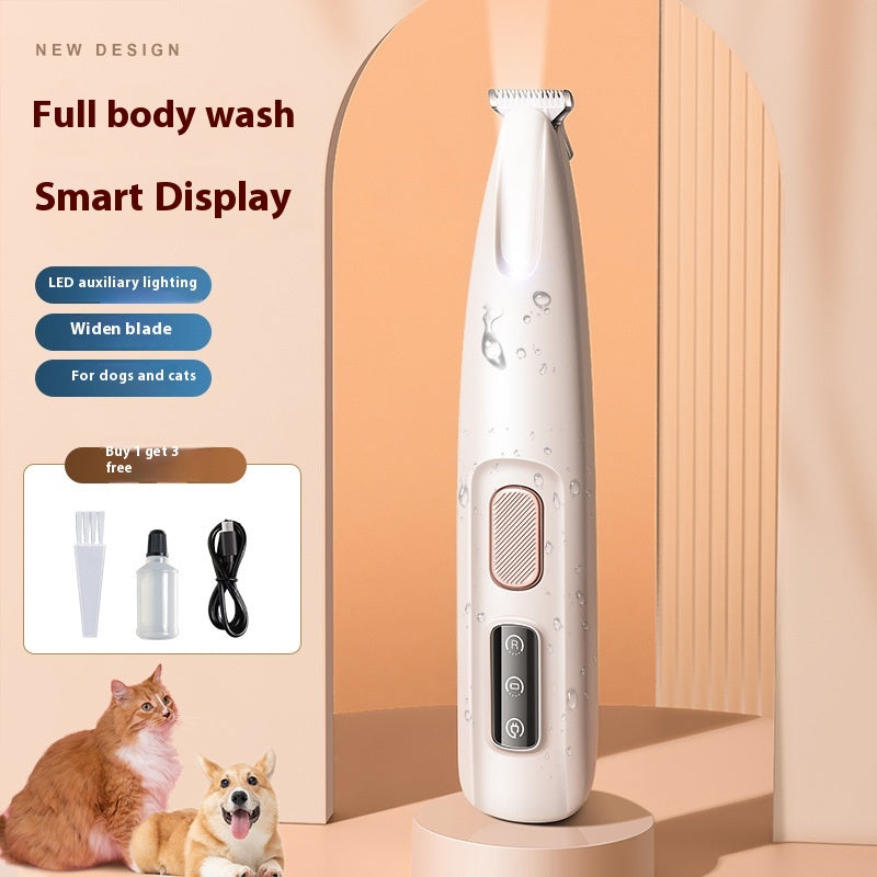 Pet Paw Trimmer with LED Light – Safe & Precise Grooming Tool for Dogs & Cats