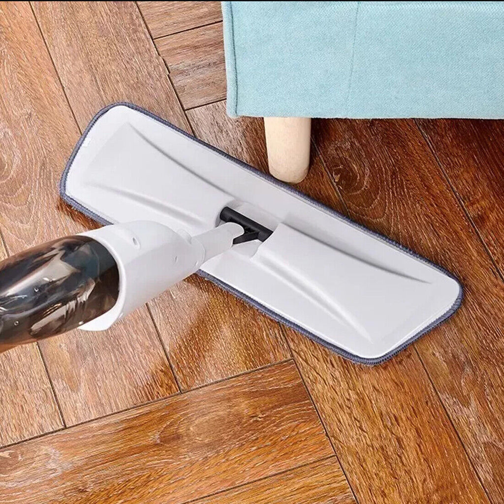 Spray Mop with Microfiber Pads – All-in-One Floor Cleaning Mop with Refillable Bottle (2 Pads Included)