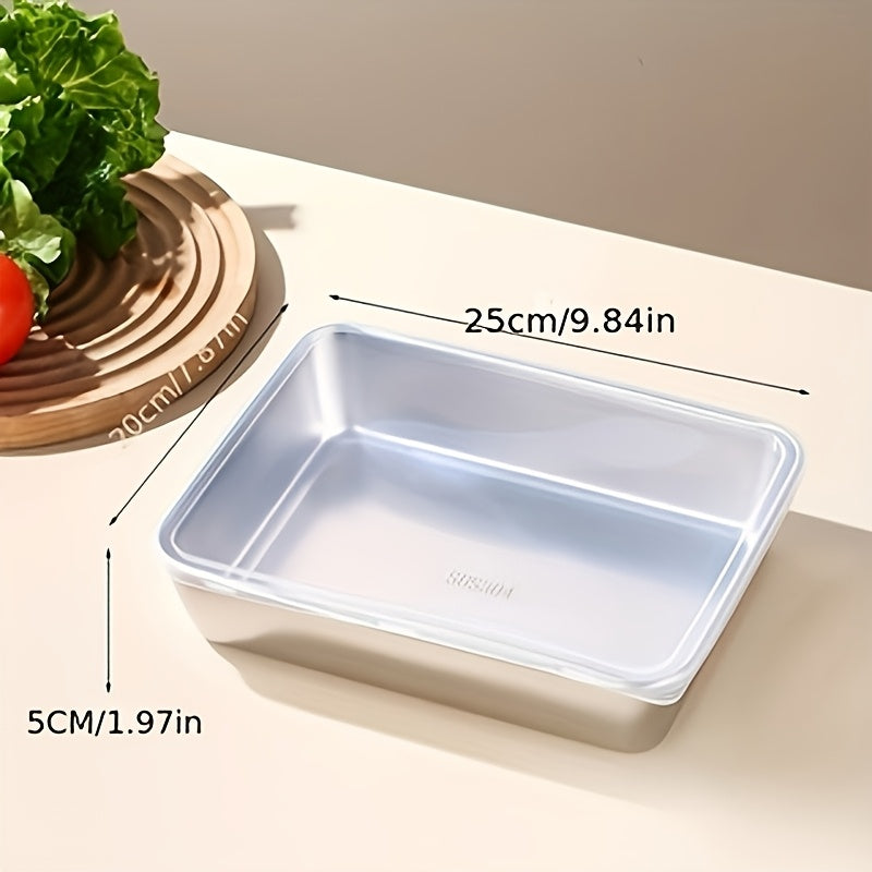 Stainless Steel Food Storage Containers Leakproof – Airtight Kitchen Organizer Set (3/4/5)