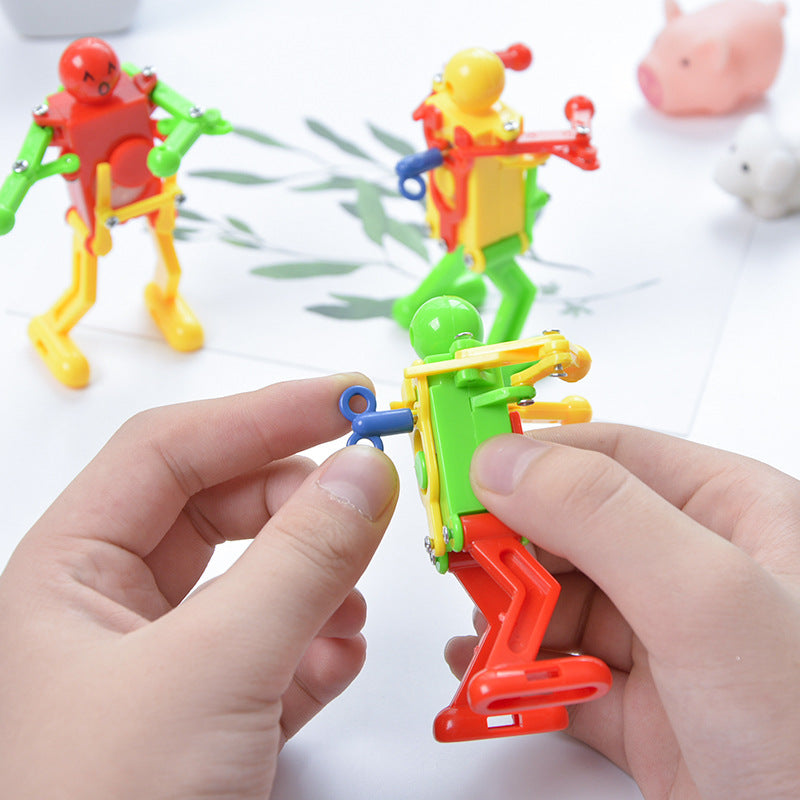 Clockwork Dancing Robot Toy for Kids – Wind-Up Funny Walking Toy