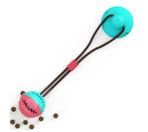Interactive Dog Tug Toy with Suction Cup – Teeth Cleaning & Anti-Boredom Toy