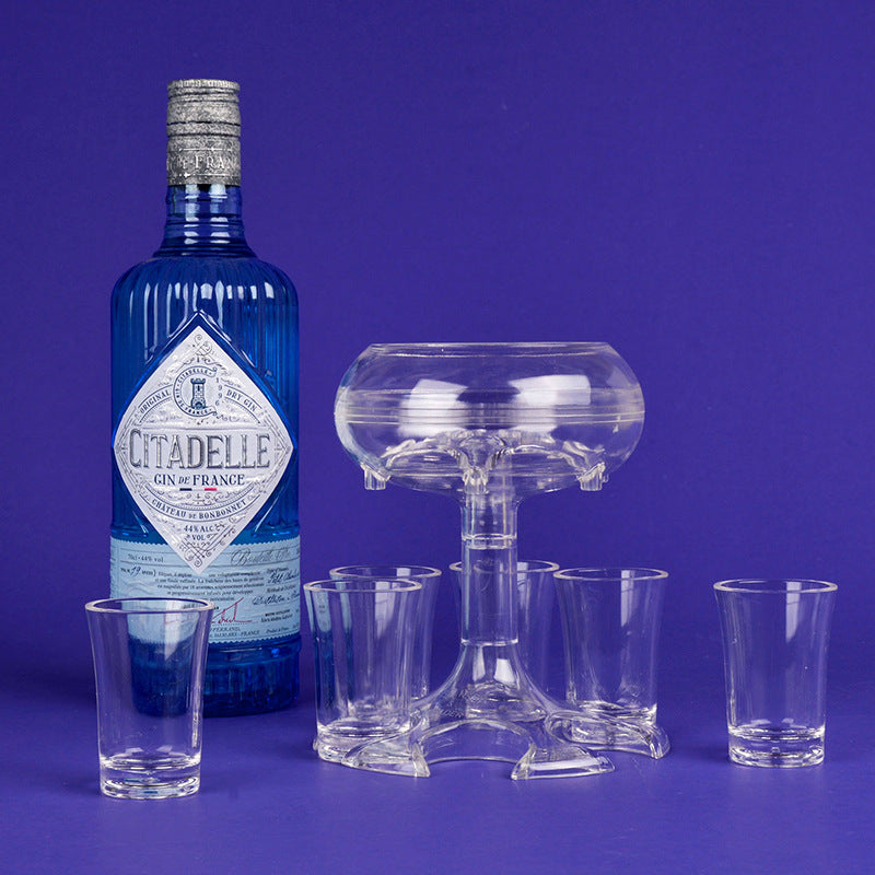 6 Shot Glass Dispenser – Perfect Party Drink Pourer