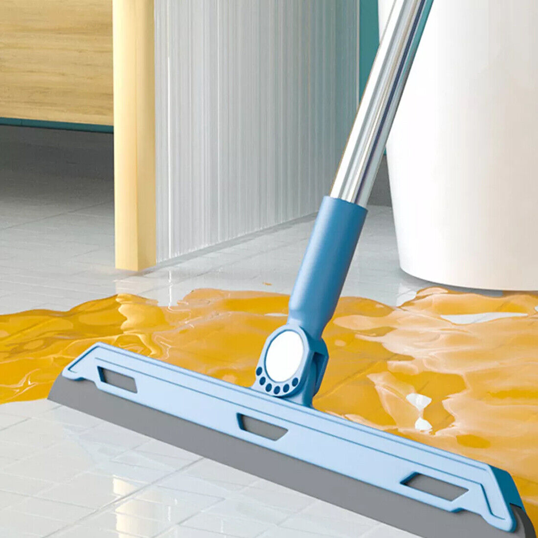Long Handle Dustpan & Brush Set – No-Bend Cleaning Tool for Easy Floor Sweeping