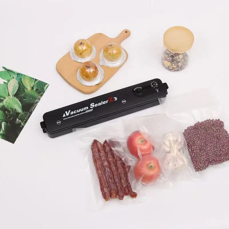 Vacuum Food Sealer Machine – Keep Food Fresh Longer (60 Free Bags Included, UK Stock)