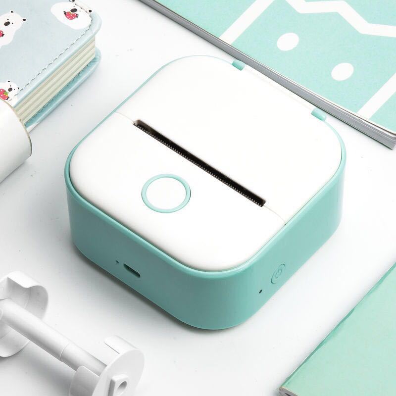 Mini Portable Thermal Printer – Wireless Bluetooth Sticker & Label Printer