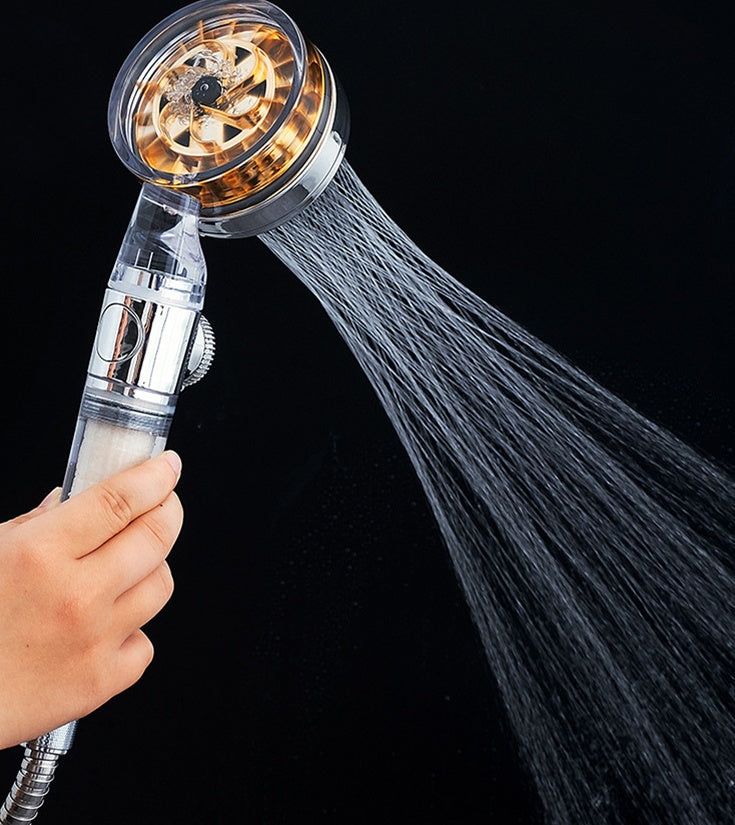 AquaBoost™ Turbo Shower Head – High Pressure Water Saving