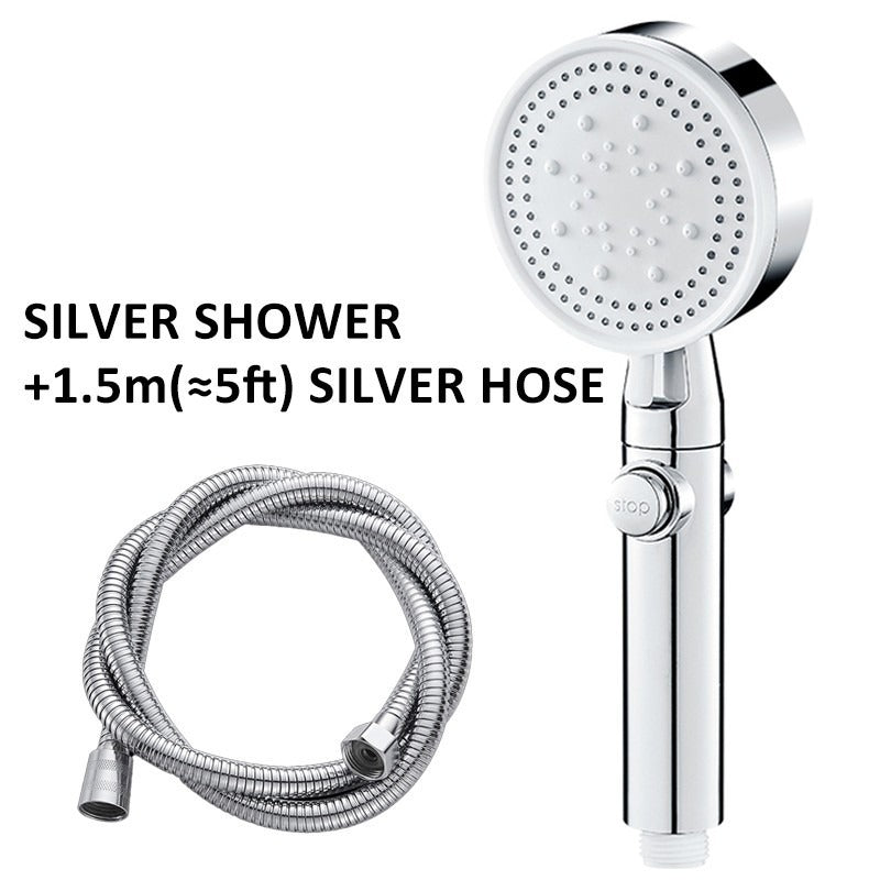 High Pressure Shower Head – 5 Mode Water Saving Handheld Shower with Powerful Spray & Easy Installation