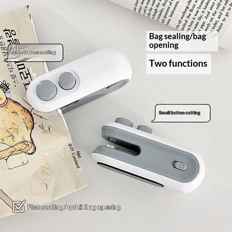 Mini Bag Sealer – 2-in-1 Heat Sealer & Cutter