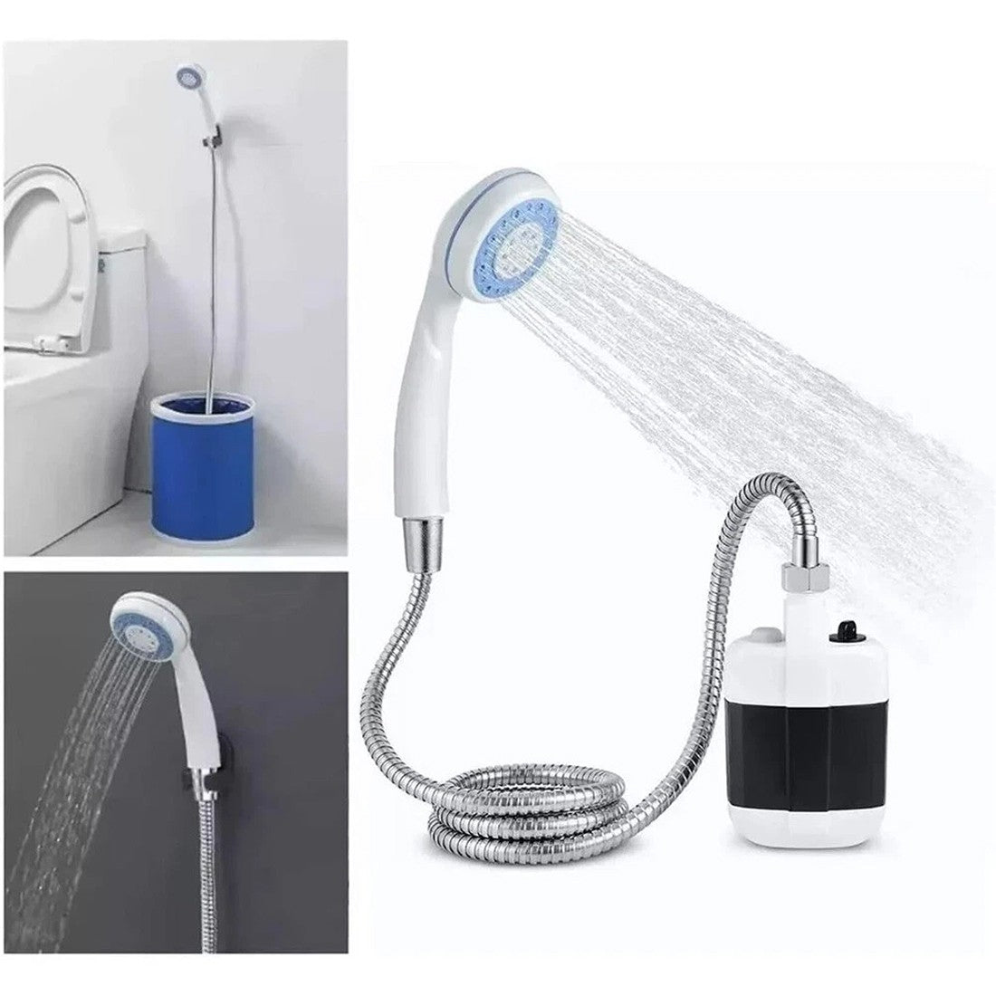 Portable Camping Shower – USB Rechargeable Outdoor Shower for Travel, Garden, Car & Pet Washing