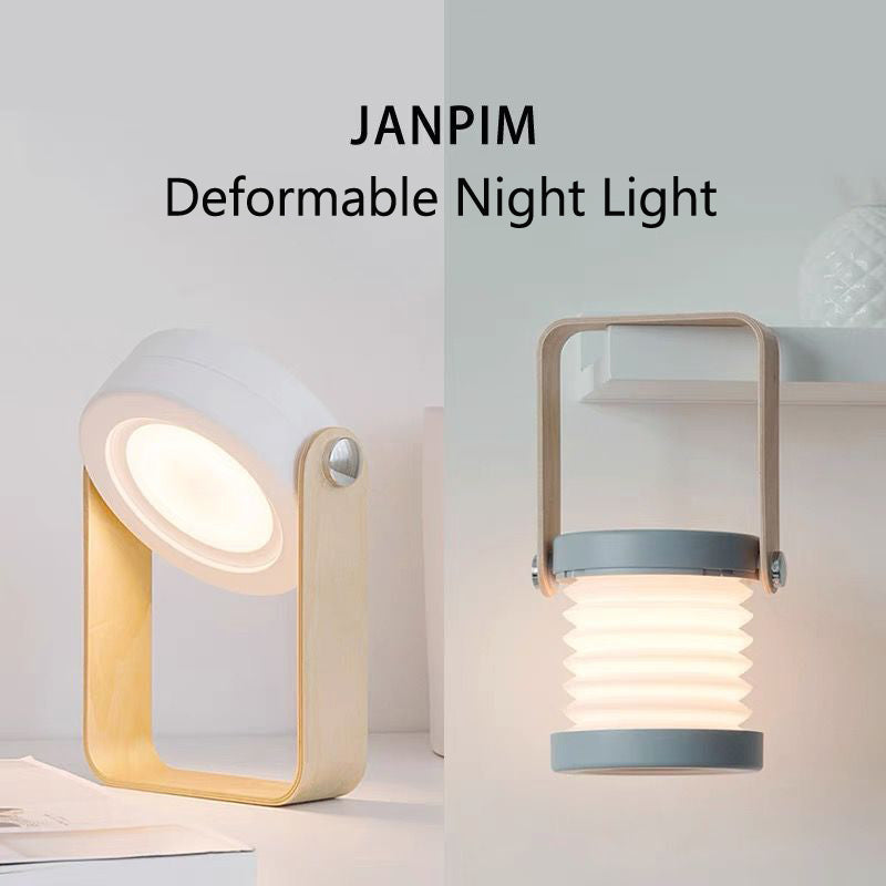 Foldable LED Night Light – Touch Dimmable Desk Lamp
