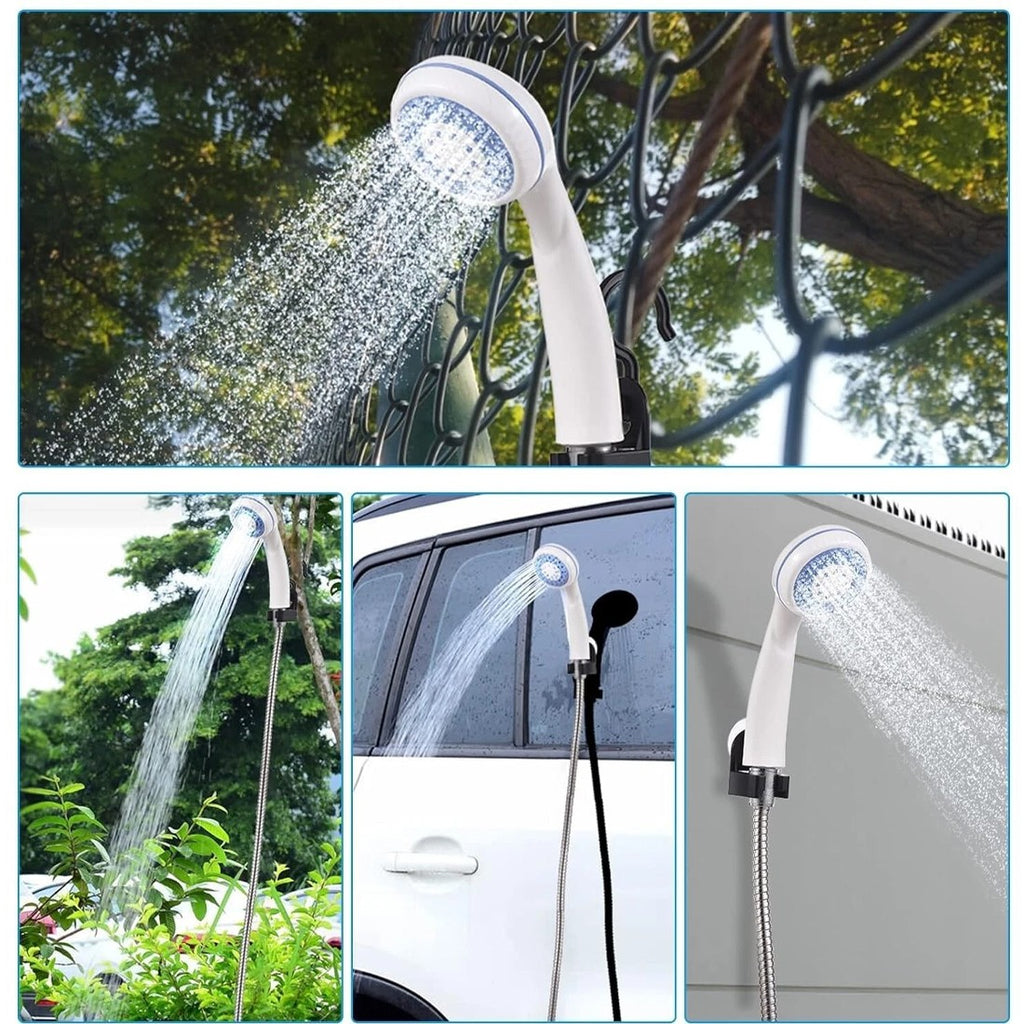 Portable Camping Shower – USB Rechargeable Outdoor Shower for Travel, Garden, Car & Pet Washing