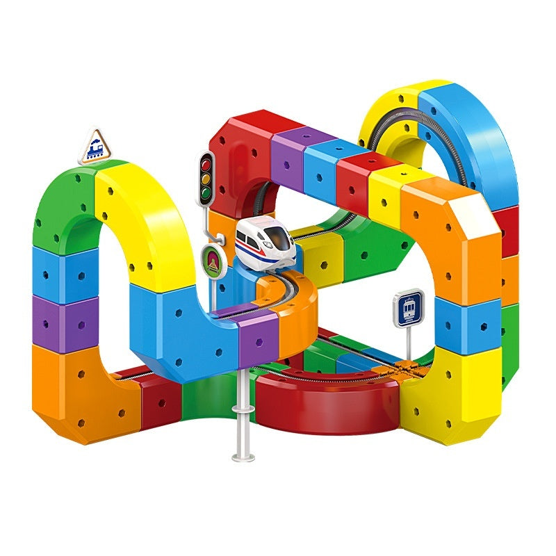 MagicTrack™ Electric Train Building Set – 81PCS Kids Toy (UK Edition)
