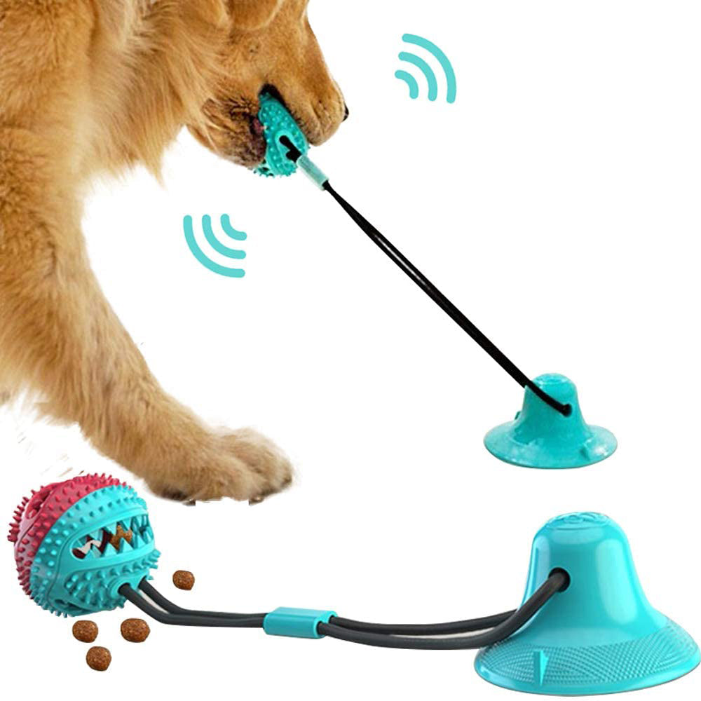 Interactive Dog Tug Toy with Suction Cup – Teeth Cleaning & Anti-Boredom Toy