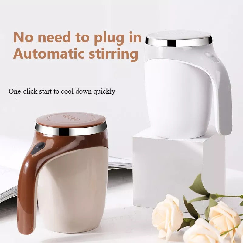 Self-Stirring Coffee Mug – Automatic Mixing Cup