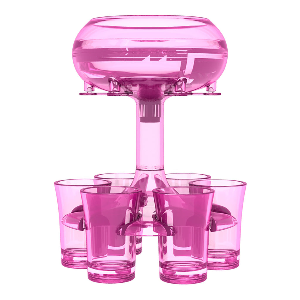 6 Shot Glass Dispenser – Perfect Party Drink Pourer