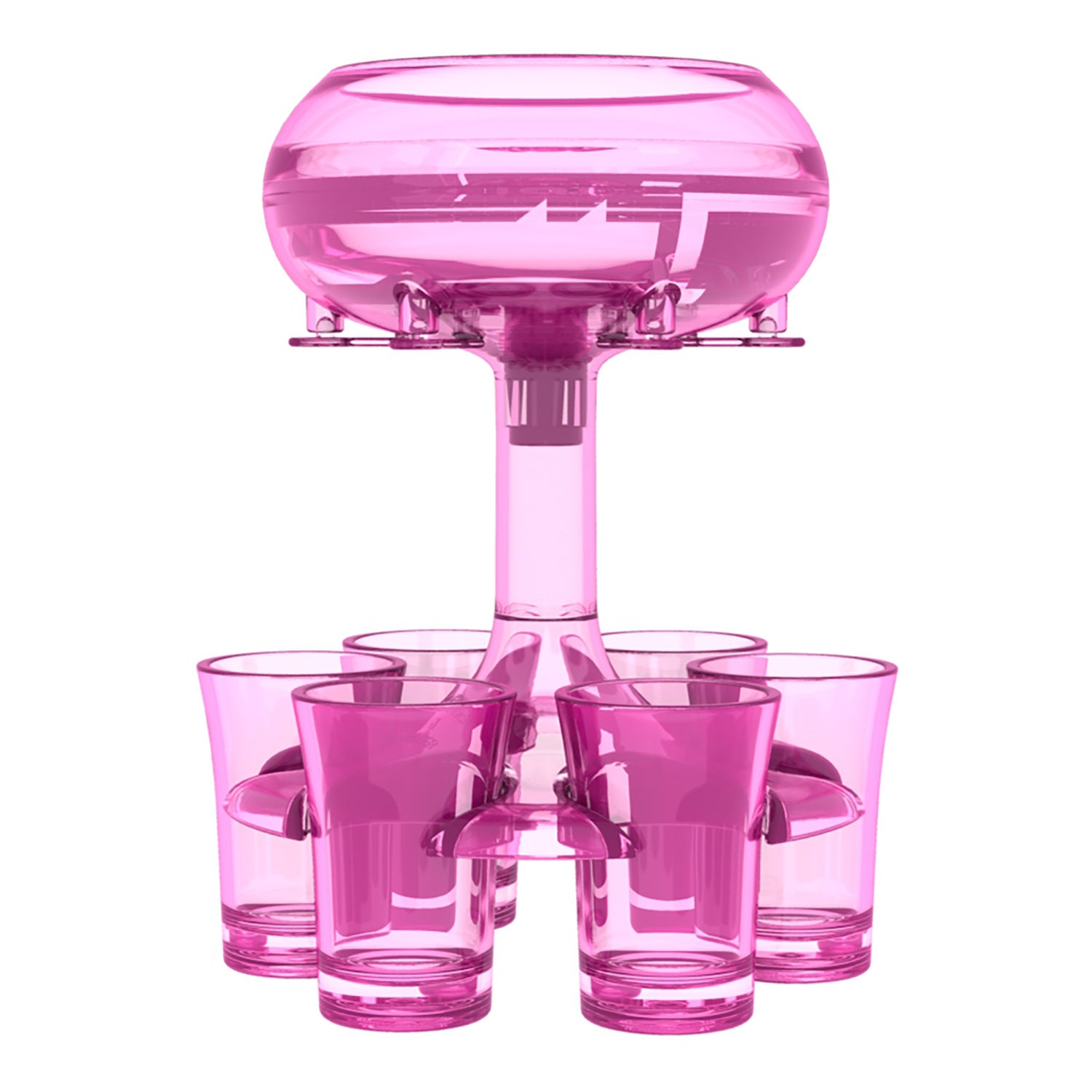 6 Shot Glass Dispenser – Perfect Party Drink Pourer