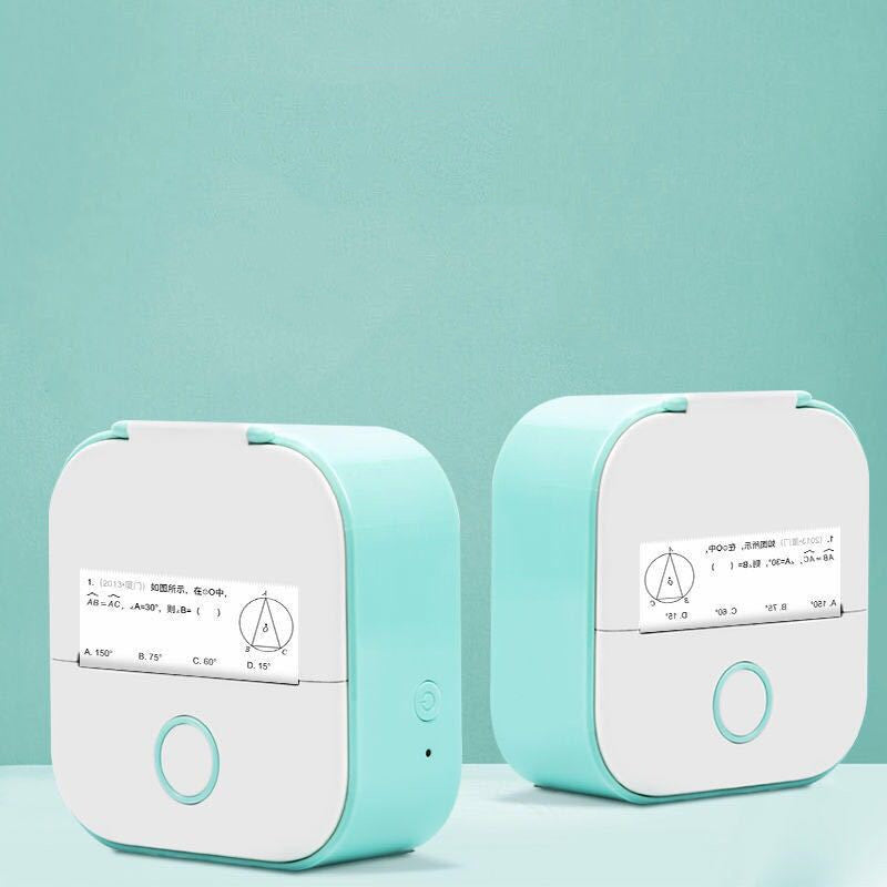 Mini Portable Thermal Printer – Wireless Bluetooth Sticker & Label Printer