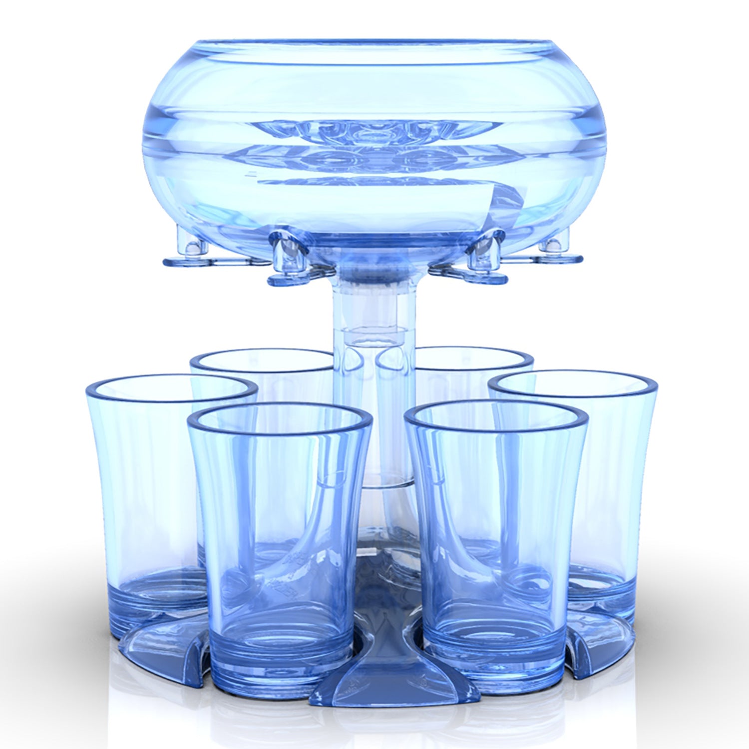 6 Shot Glass Dispenser – Perfect Party Drink Pourer