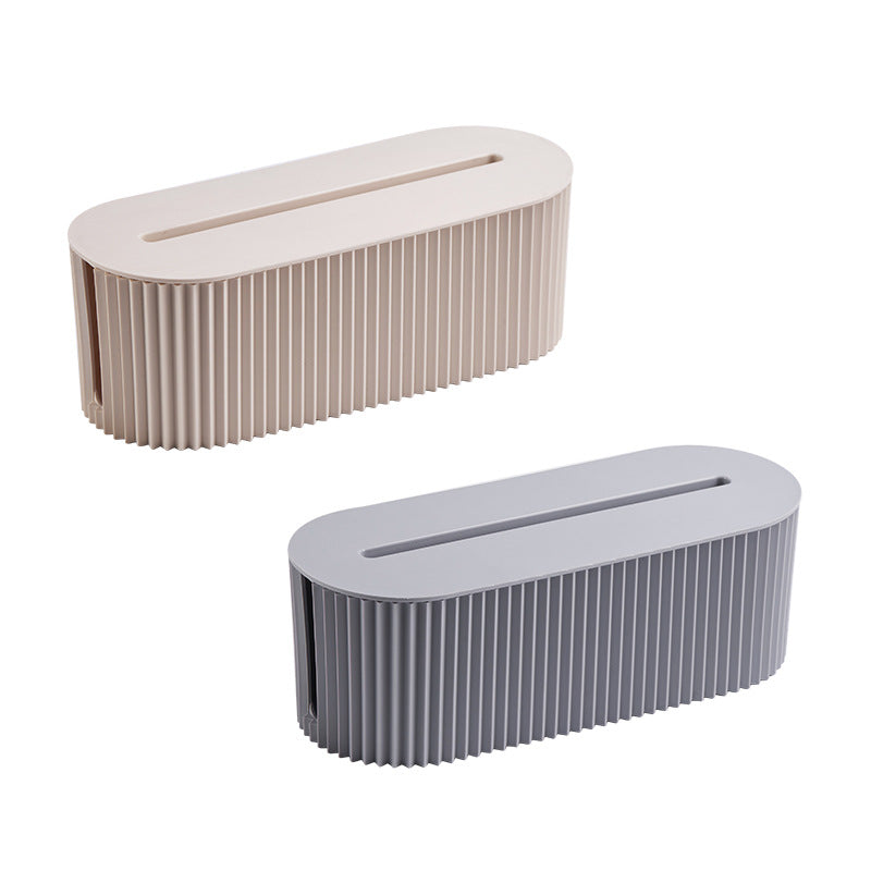 Desktop Cable Organizer Box for Power Strip & Wires