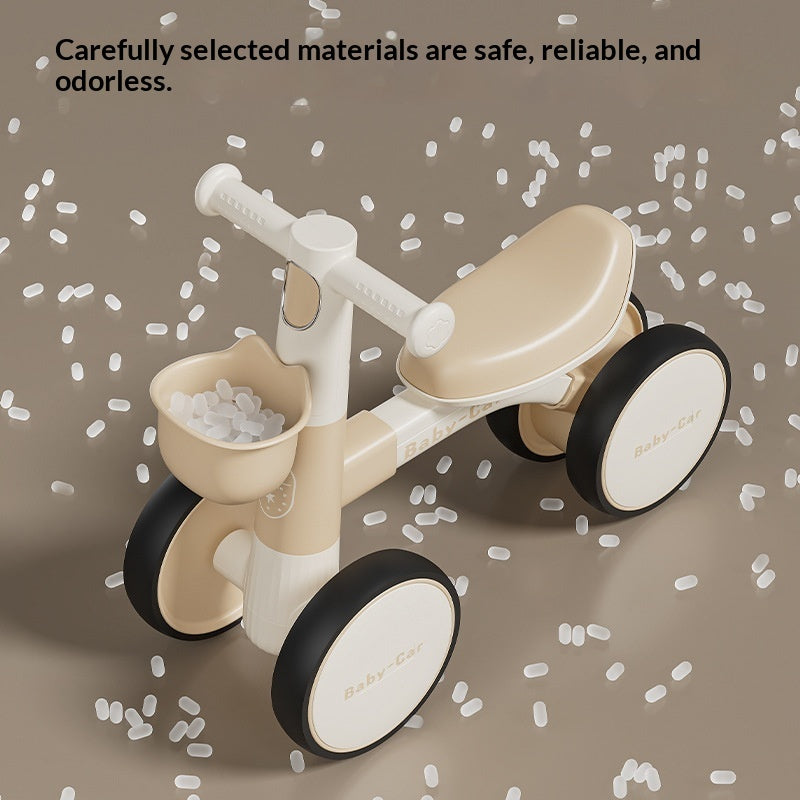 Baby Balance Bike Ride-On Toy with Music & Lights